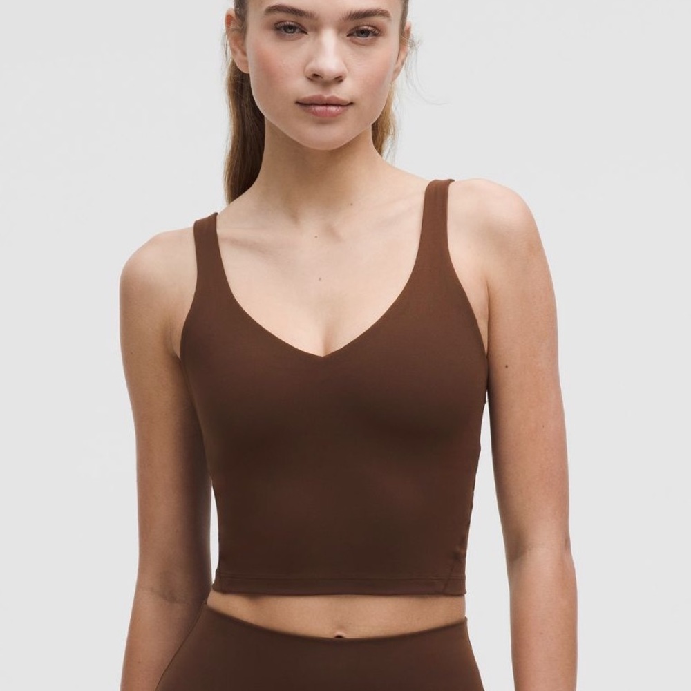 Lululemon Align top chocolate brown